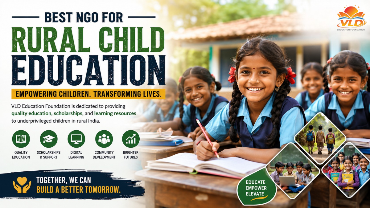 Best NGO For Rural Child Education: Why VLD Education Foundation Is Changing Lives Across India