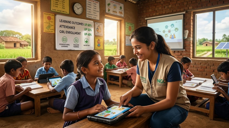 🌾 The Role of NGOs in Transforming Rural Education in India